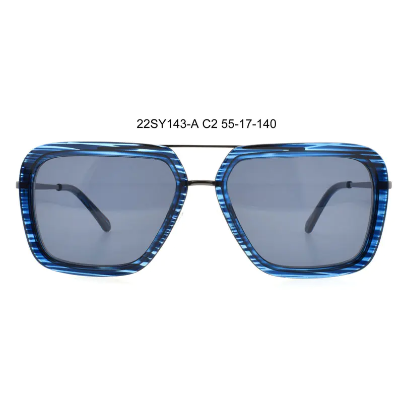 ¿Por qué las gafas de sol combinadas de acetato de metal son la fusión perfecta de estilo y función?