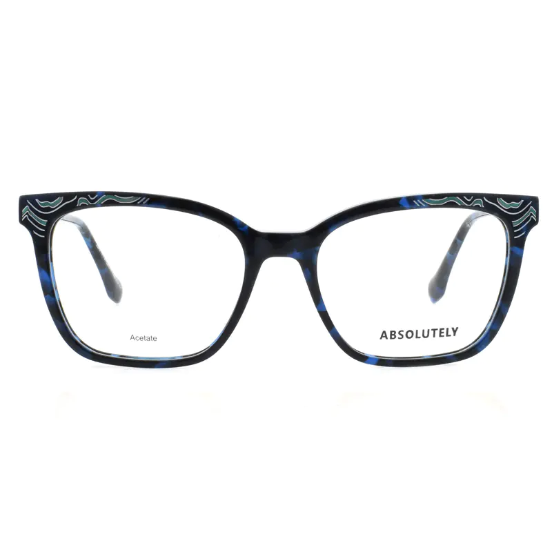 Montura de acetato con adhesivo UP multicolor
