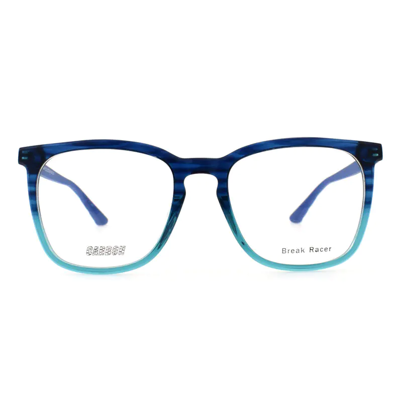 Montura de gafas de acetato de fibra de carbono