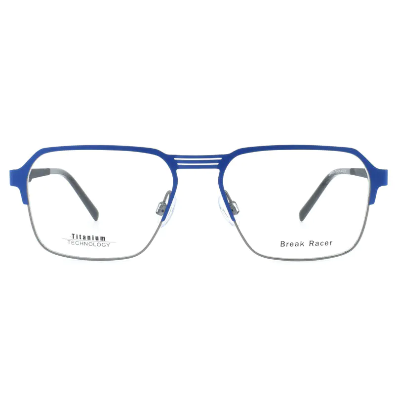 Marco de gafas de titanio de fibra de carbono