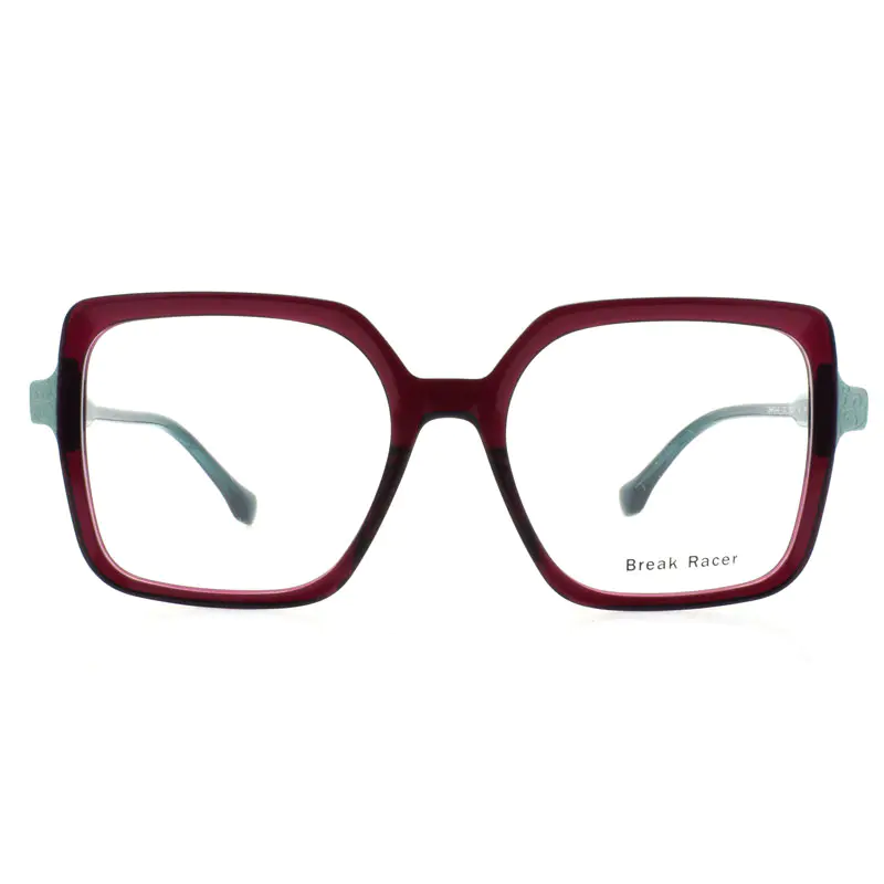 Montura de gafas rectangulares de acetato